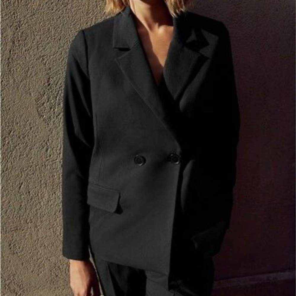 Anine Bing Becky Blazer in Black Size M